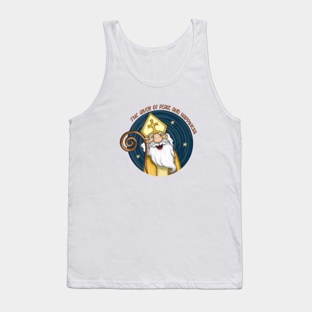 Happy Saint Nicolas day Tank Top by klara_art